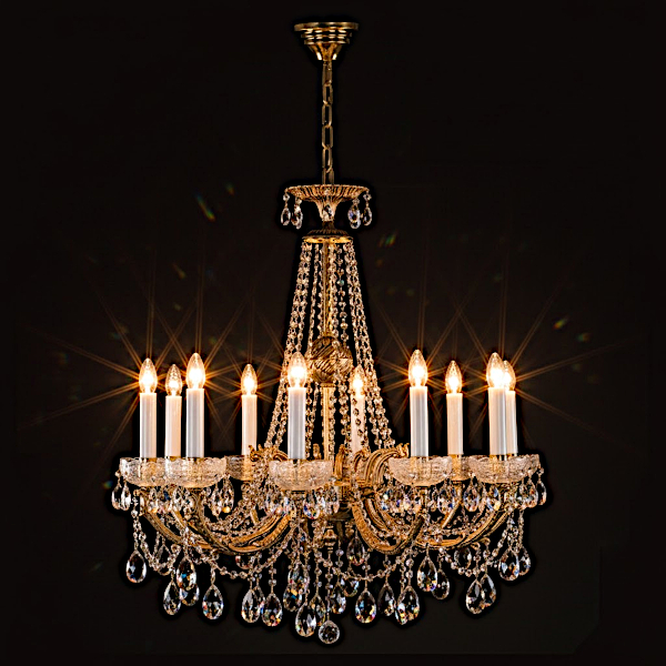 CR 0006-10-20 BRASS ANTIQUE CE crystal exclusive