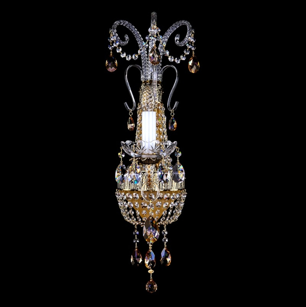 NADINE I. BRASS ANTIQUE CE - 8003 crystal exclusive